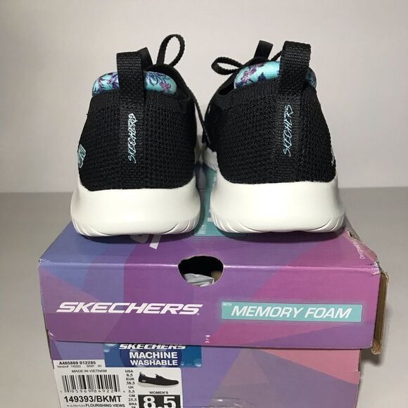 Skechers Ultra Flex Flourishing View Washable Slip Ons Sneaker - Picture 8 of 9